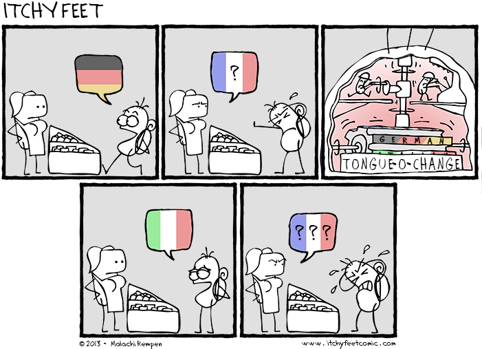 Itchy Feet: A Travel and Language Comic by Malachi Ray Rempen