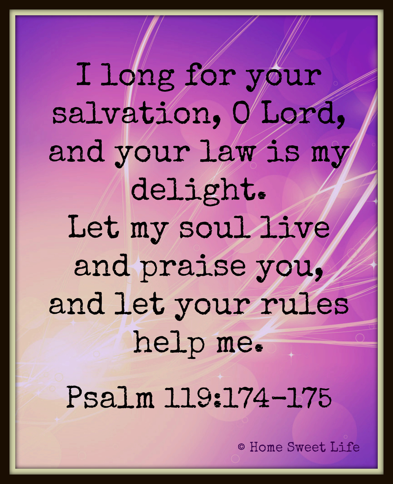Psalm 119:174-175