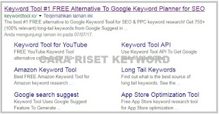 Cara riset keyword