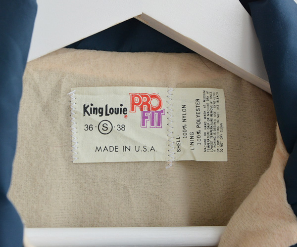 デッドストック 70～80s ヴィンテージ King Louie 刺繍 コーチ ジャケット