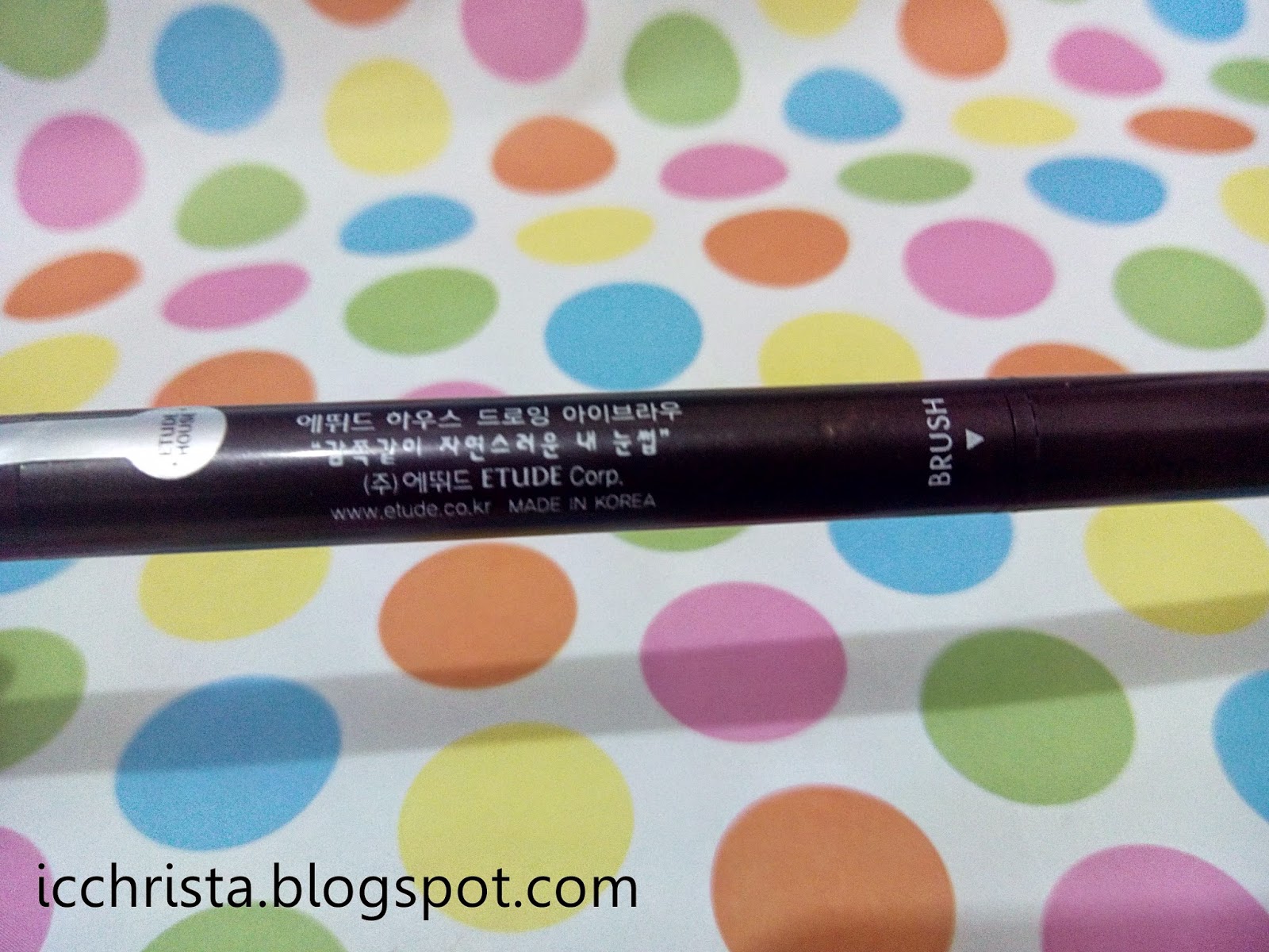 [ Review ] Etude Drawing Eye Brow in #03 갈색 Brown - Christa's Blog