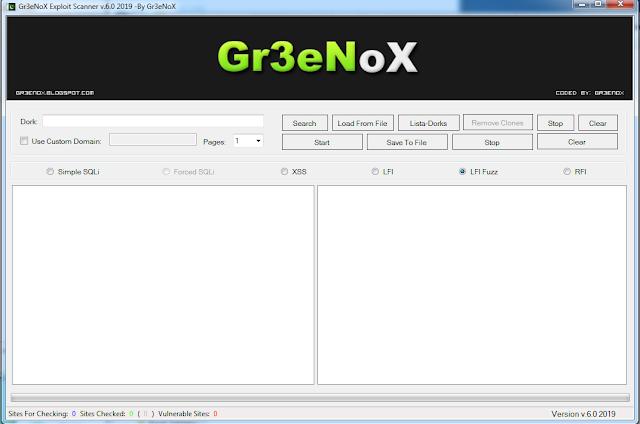 Gr3eNoX Exploit Scanner V.6.0 -2019 New