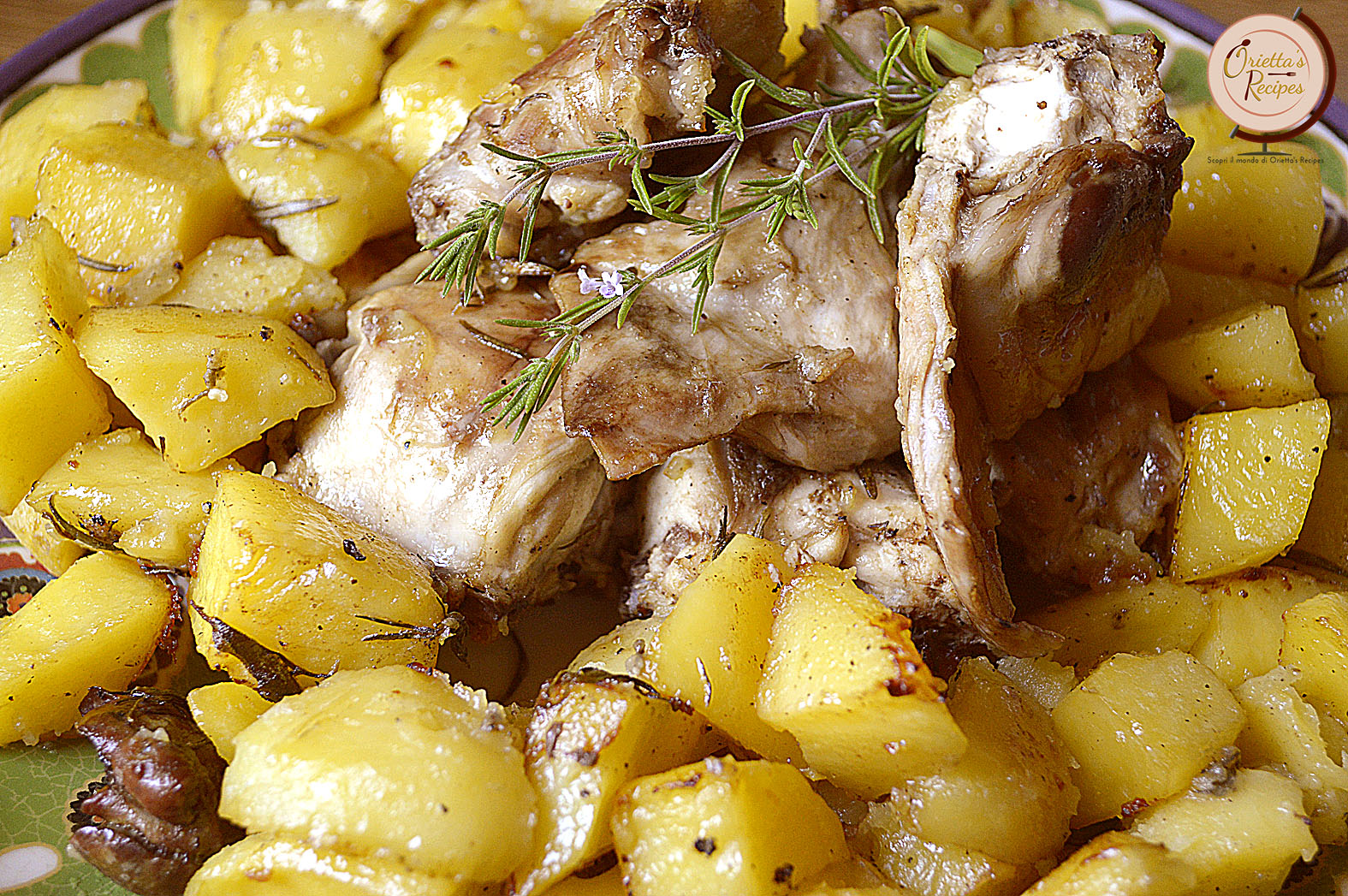 Orietta's Recipes Coniglio al forno con patate