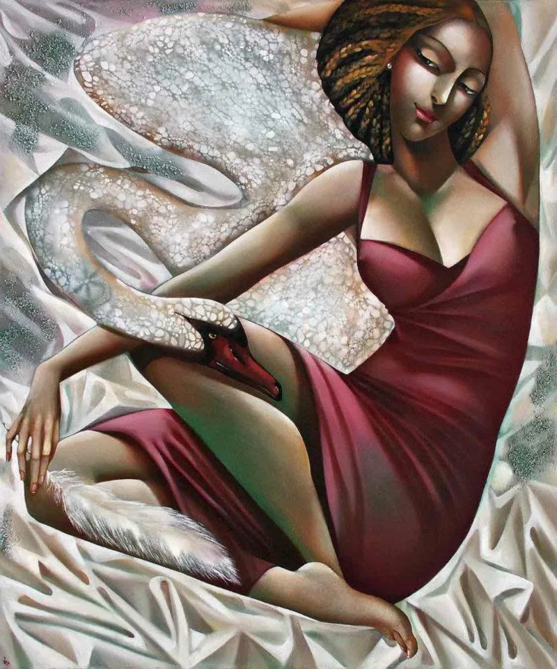 Ira Tsantekidou 1967 | Greek Art Déco painter