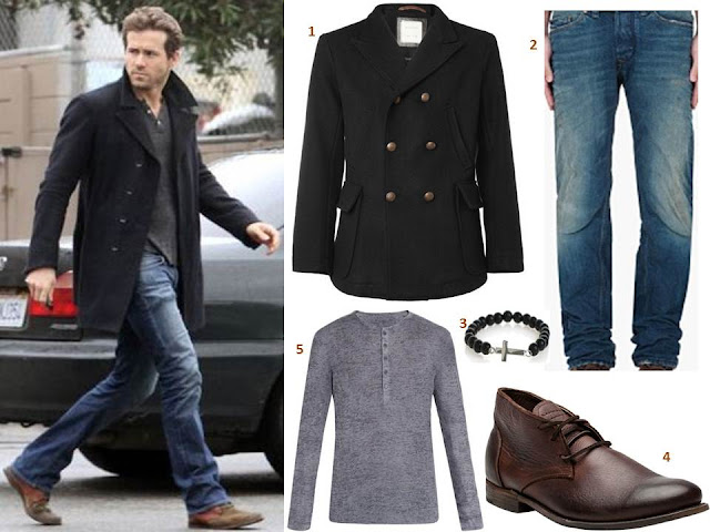 Ryan reynolds peacoat Clearance