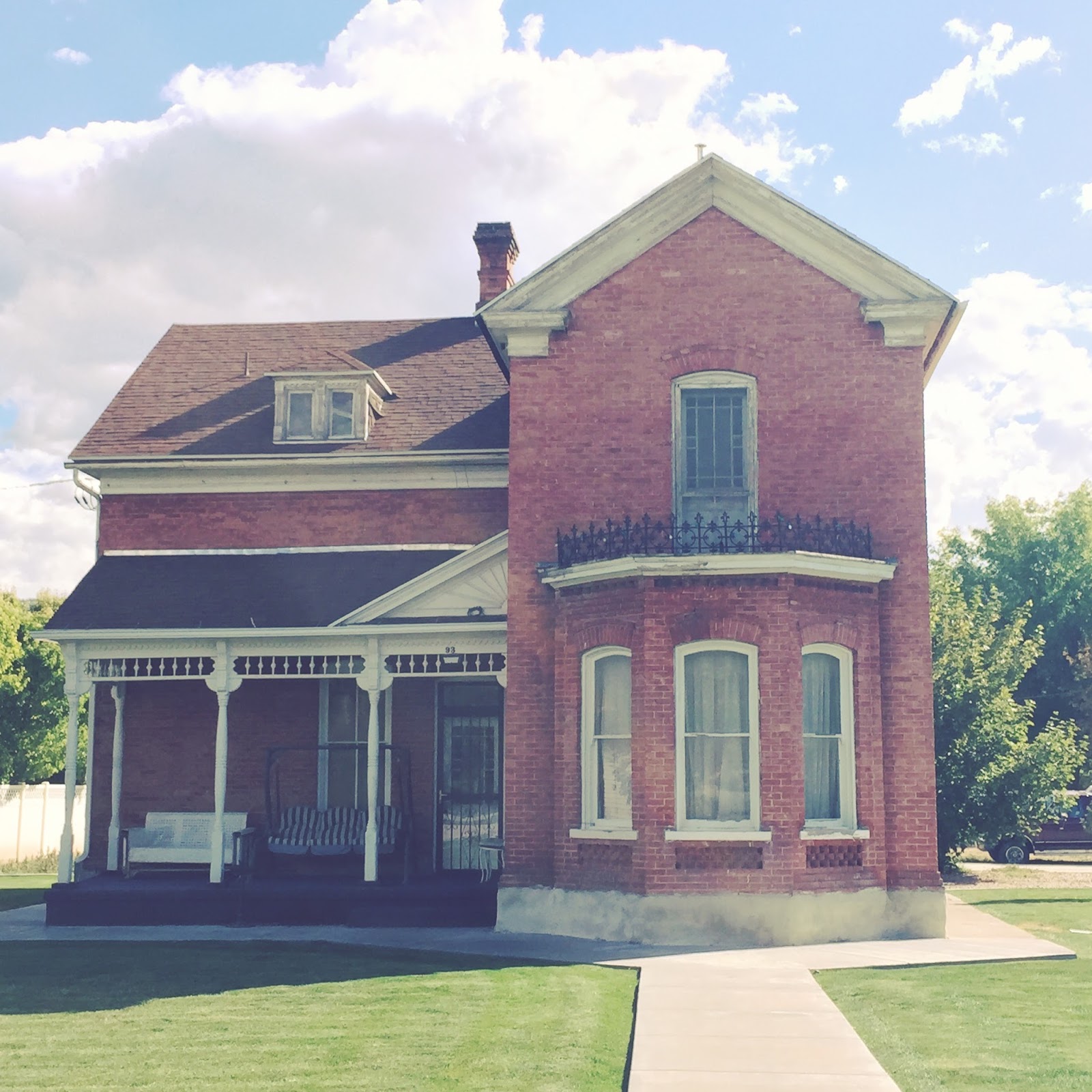 big red EP This is Utah Grandma Pitchforth's cousin's house in Nephi