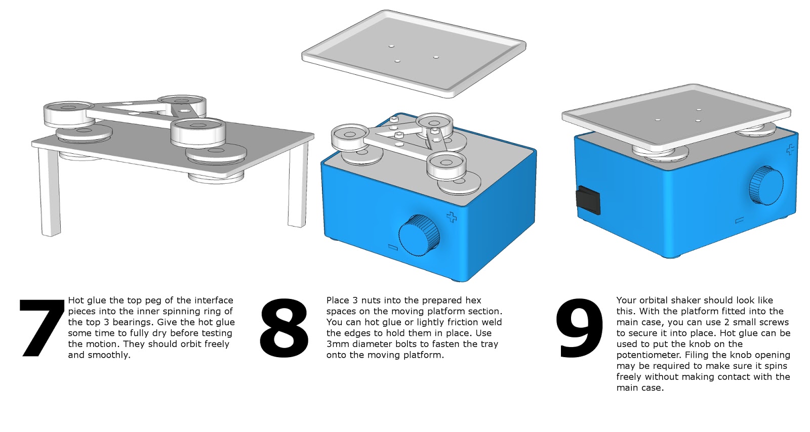 Helios Works DIYbio Projects Orbital Shaker
