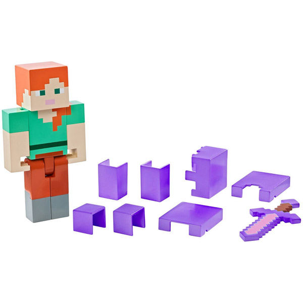 Boneco Minecraft Alex E Llama De Luxo Lançamento 2023