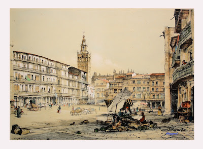 Plaza de San Francisco - SEVILLA (1836) - John Frederick Lewis