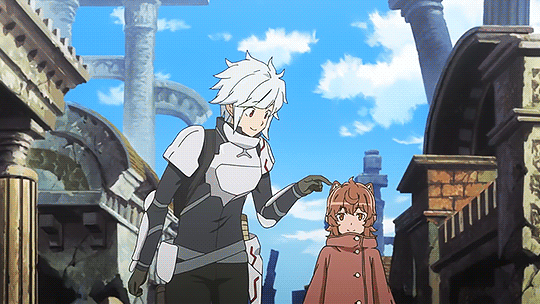 Is It Wrong to Try to Pick Up Girls in a Dungeon? or Danmachi Gif
