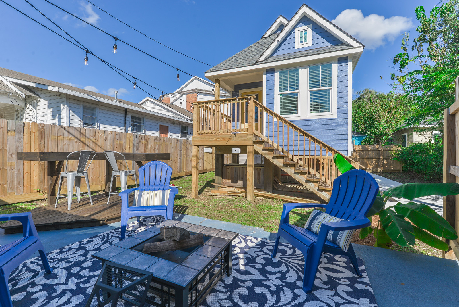 Plum Tiny House Galveston (Glamour Shots!)