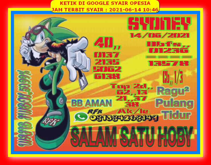 gambar togel sydney