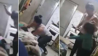 Video: la feroz golpiza de una madre a su pequeña hija porque no encontraba una tablet Video: la feroz golpiza de una madre a su pequeña hija porque no encontraba una tablet