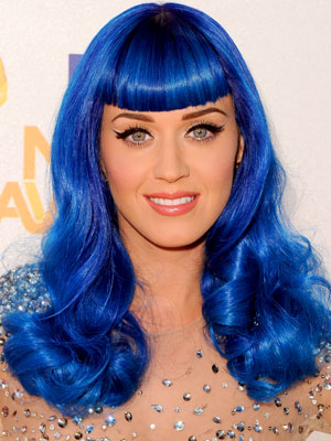 katy perry blue hair