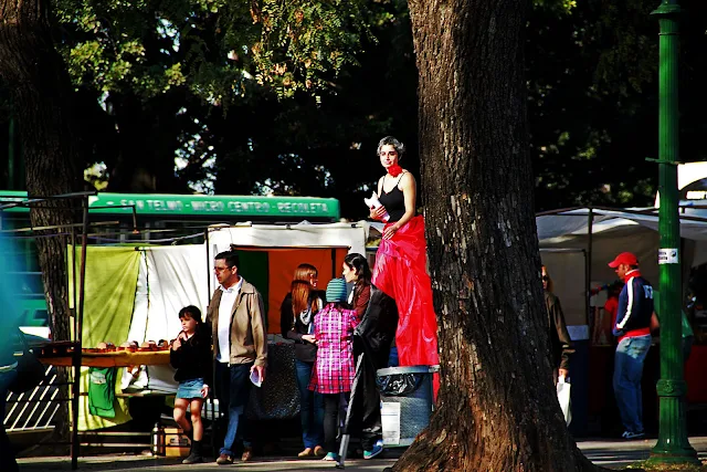 Foto en la recoleta