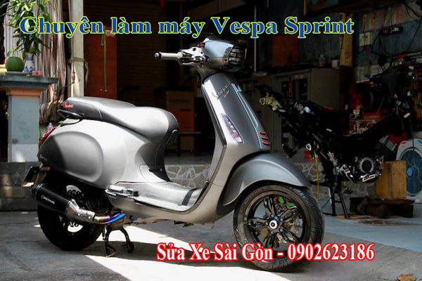 Chuyên làm máy xe Vespa Sprint chuyên nghiệp tại TpHCM