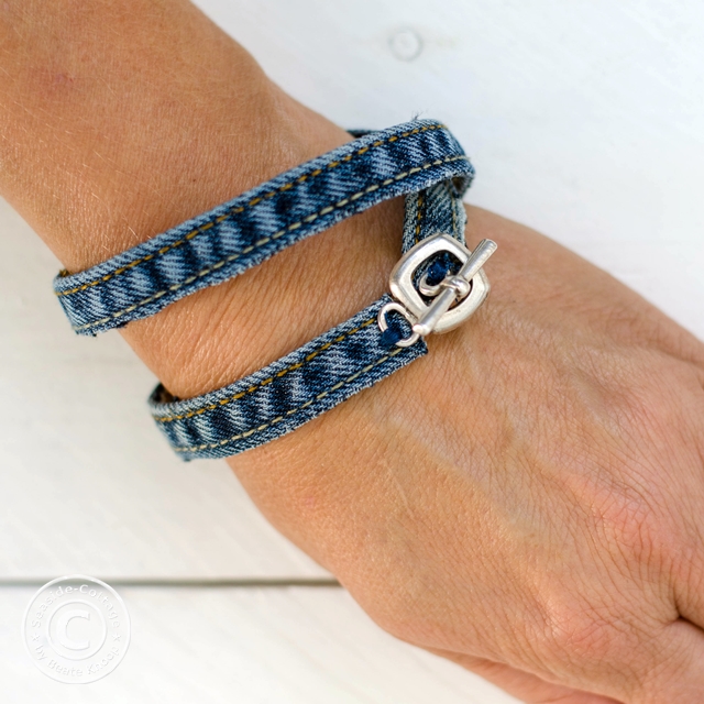 Upcycling Diy Ketten Und Armband Aus Jeansnahten Seaside Cottage