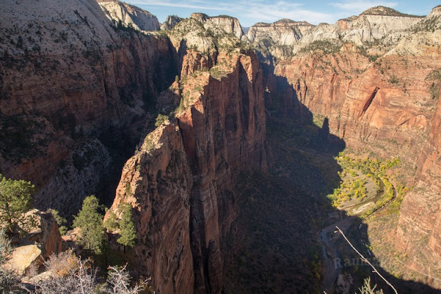 Viaje con tienda de campaña por el Oeste Americano - Blogs of USA - Zion National Park, trekking vertiginoso hacia Angel´s Landing (17)