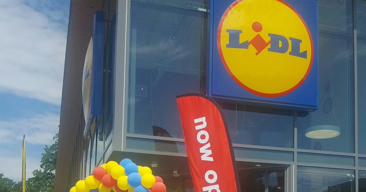 The Squeaky Grocery Cart Lidl US store Grand Opening