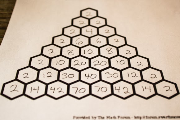 Craft Knife: Homeschool Math: Pascal's Triangle for Addition Review