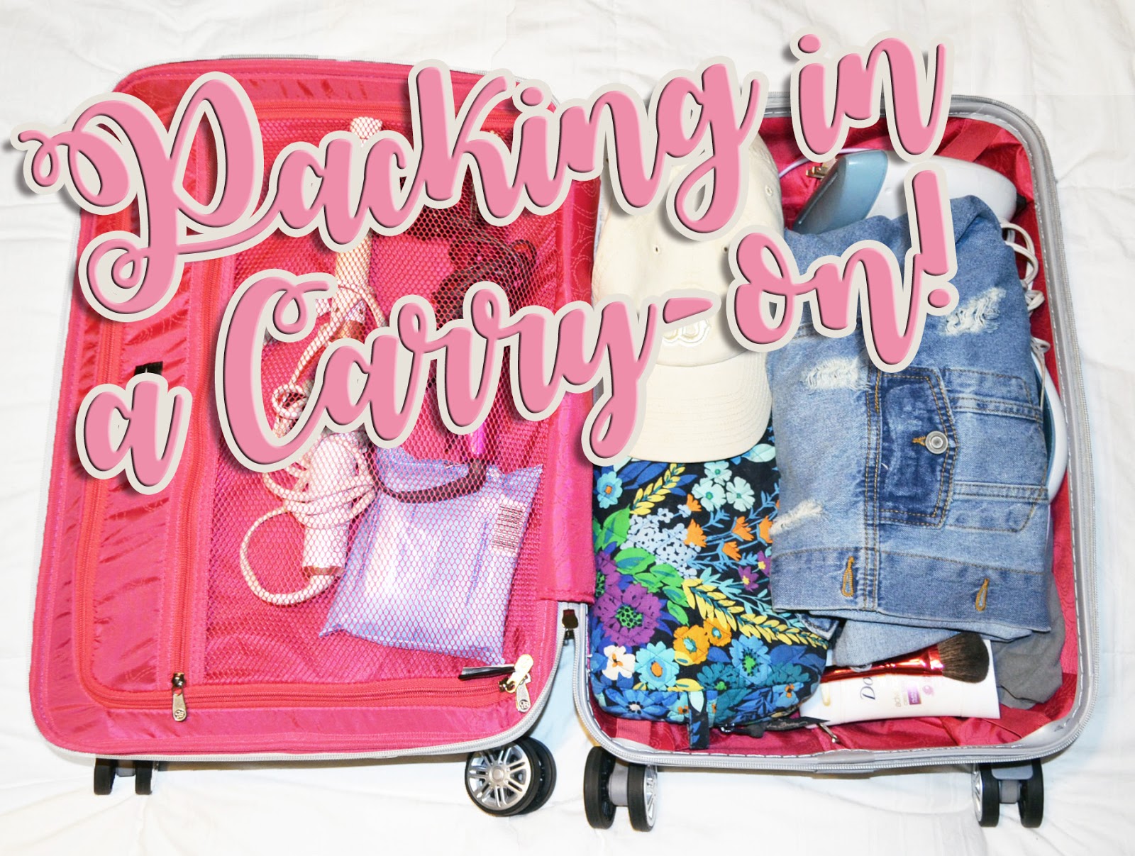 Packing a CarryOn for a Weekend Getaway! With Love From Kayla