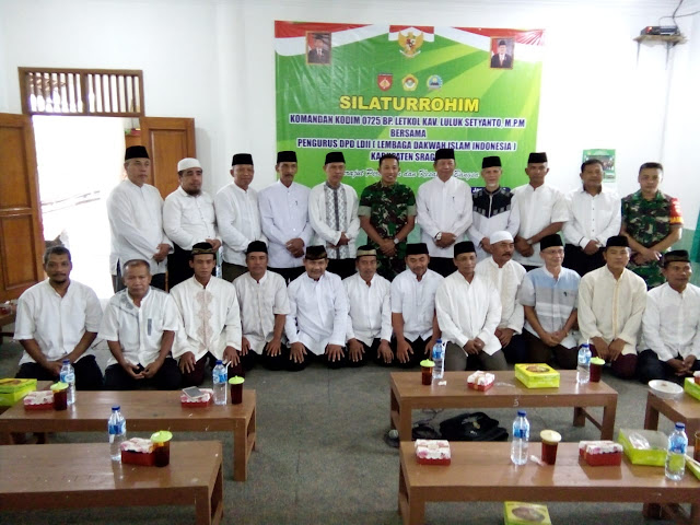 Silaturrohim Dandim Sragen Bersama Ketua Dan Pengurus DPD LDII Silaturrohim Dandim Sragen Bersama Ketua Dan Pengurus DPD LDII