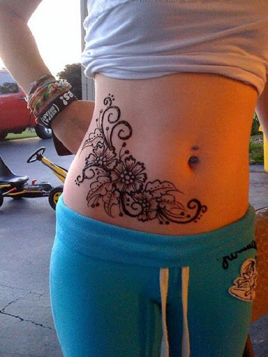 Flor Tatuagem Tribal