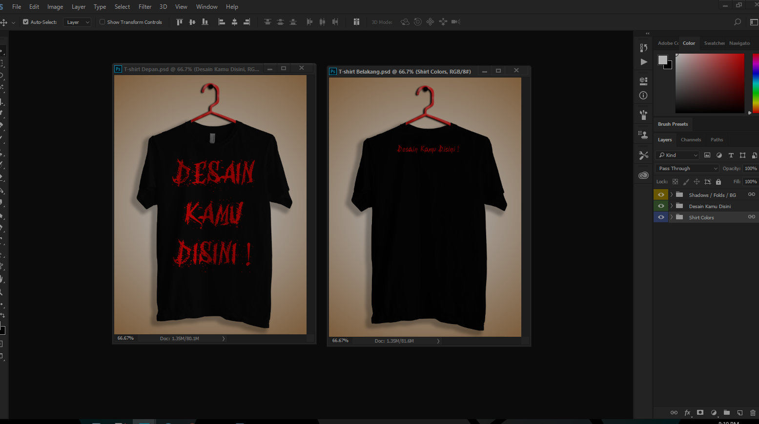 Download Free Jokoment Custom Your Style PSD Mockup Template