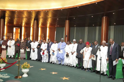 Buhari cabinet photos
