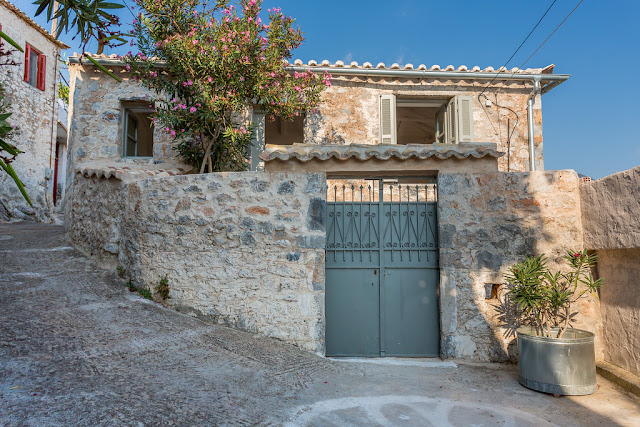 Greek village house in Kardamyli, Greece