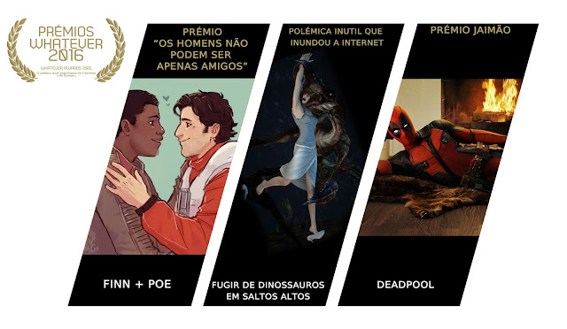 prémio os homens não podem ser apenas amigos finn pe dameron polémica inutil que inundou a itnerenet jurassic world fugir de dinossauros em saltos altos prémio jaimão deadpool