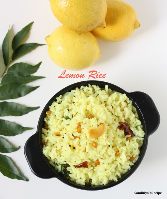 Sandhiya's Cookbook Lemon Rice Eelumichai sadham Variery Rice