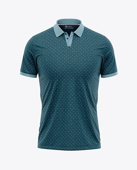 Men S Heather Short Sleeve Polo Shirt Front View