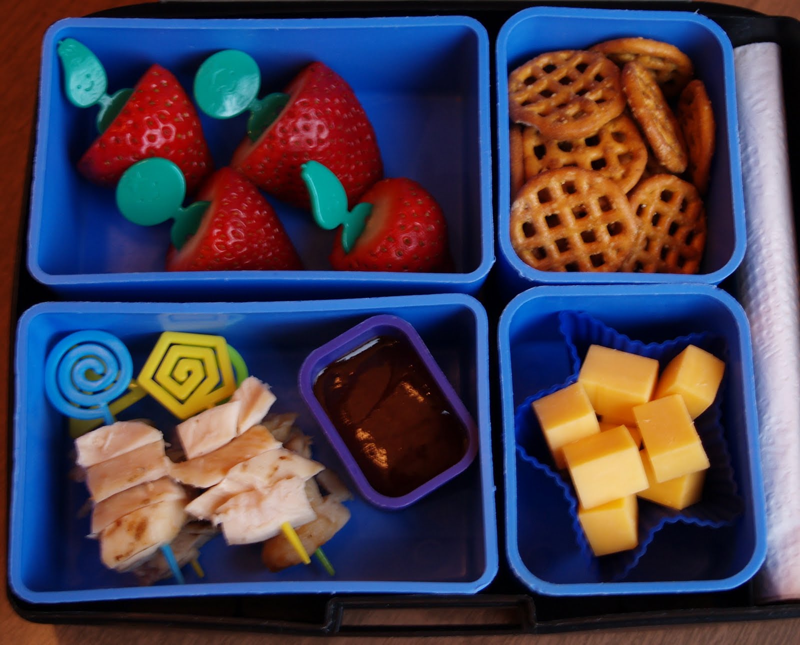 Don't Your Lunch Chicken Kabobs