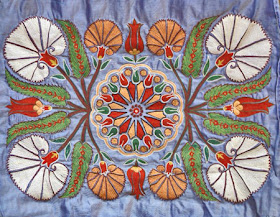 uzbek suzani, uzbekistan embroidery, uzbek traditional textiles