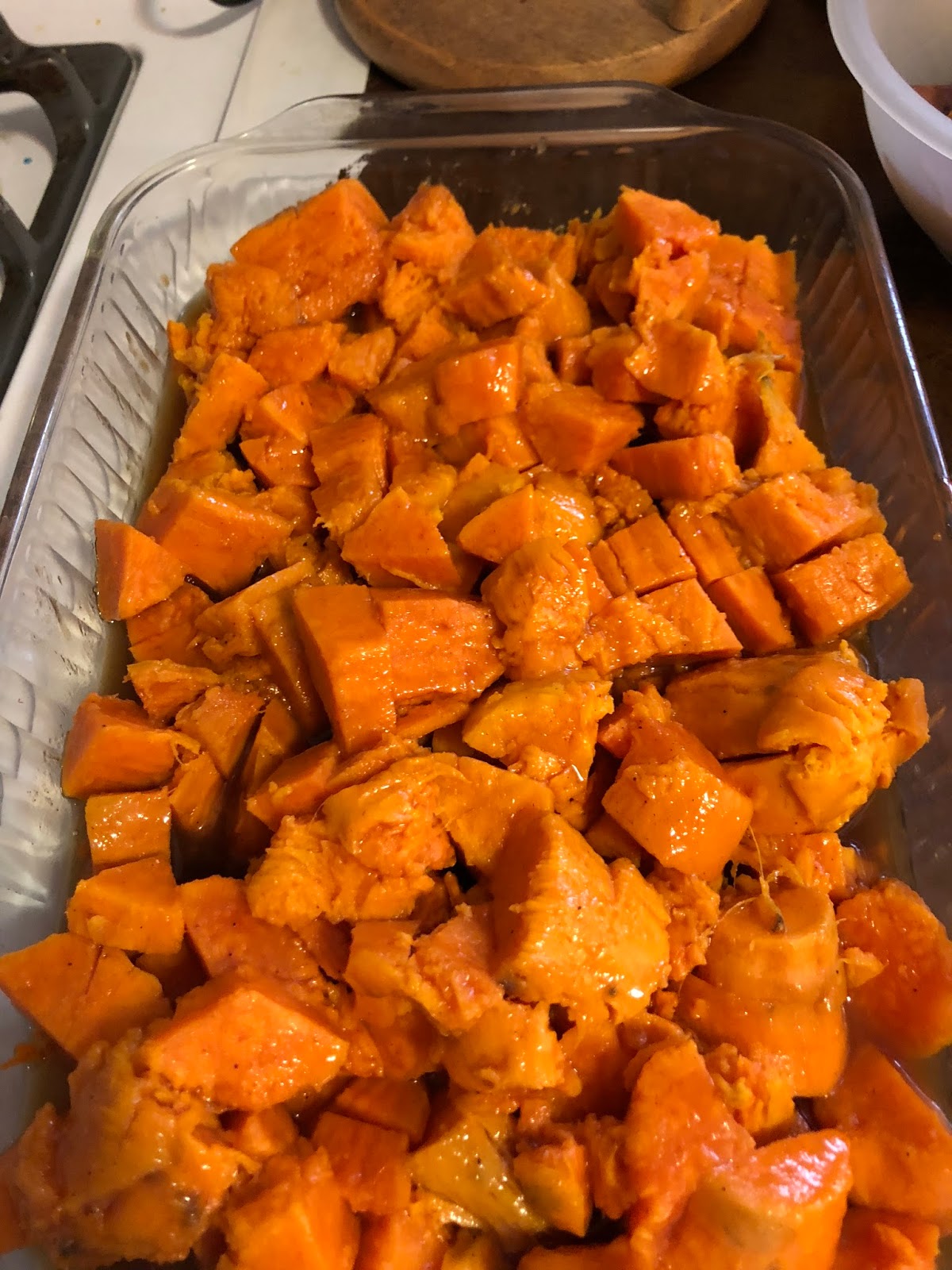 Sisters' Sweet Tooth Orange Glazed Candied Yams (Cooked in the Instant
