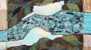 Ice Jam, detail 1, by Sue Reno Ice Jam, detail 1, by Sue Reno