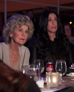 Cher and mom Georgia Holt at the event