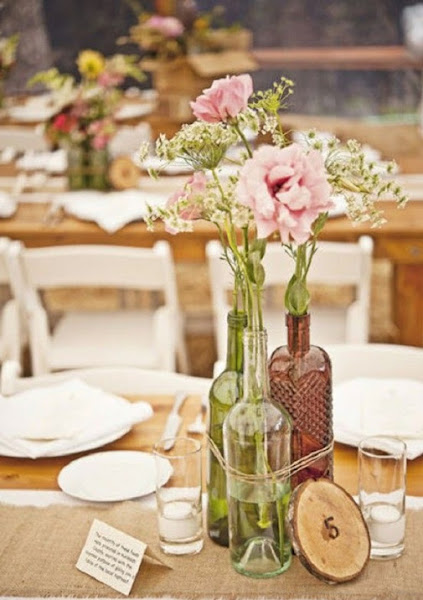 Centros de Mesa Económicos para Boda