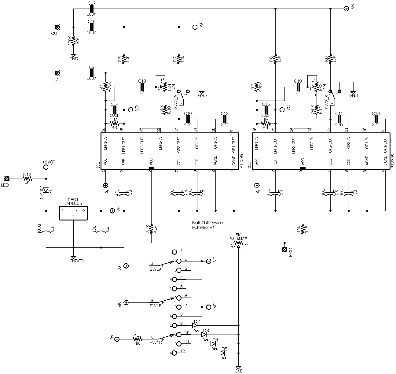 Bluff Chill Devices: The EctoVerb - a low-cost, Belton-brick-free lo-fi spacey reverb!