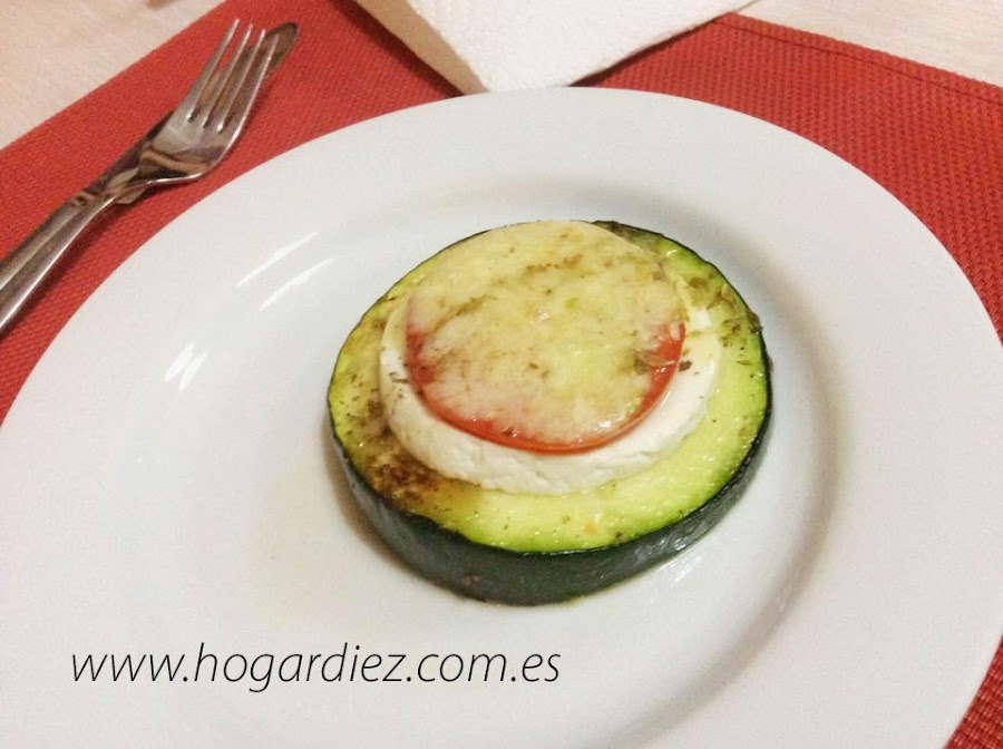 Montadito de calabacín