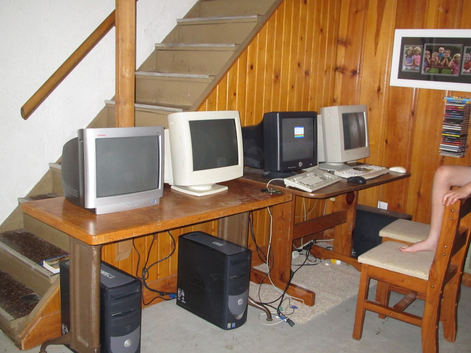 Living the Miracle One Company's Trash is This Family's Home Computer Lab