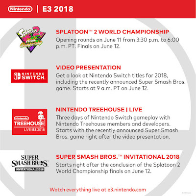 Nintendo Outlines Plans for E3 2018