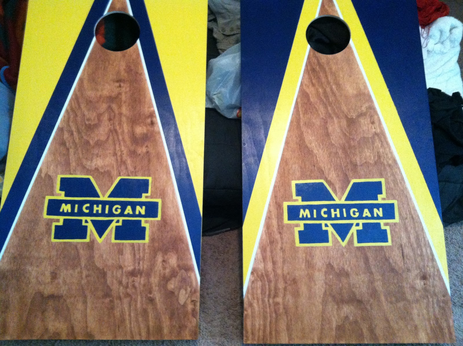 Handmade Hand Painted Cornhole Boards