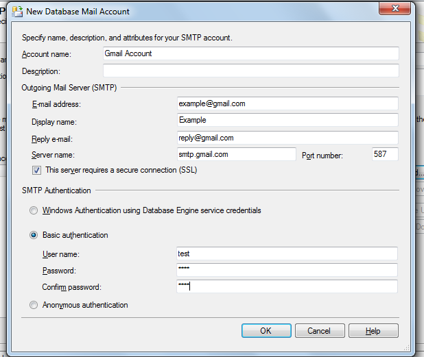 Sending Email From MS SQL server using sp_send_dbmail stored procedure