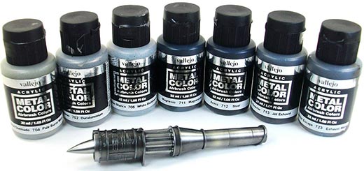 Vallejo Metallic Acrylic Paint Set Vallejo Metallic Acrylic Paint Set
