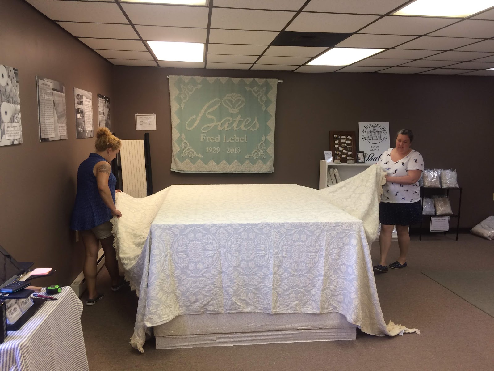 Factory Tour Bates Mill / Maine Heritage Weavers