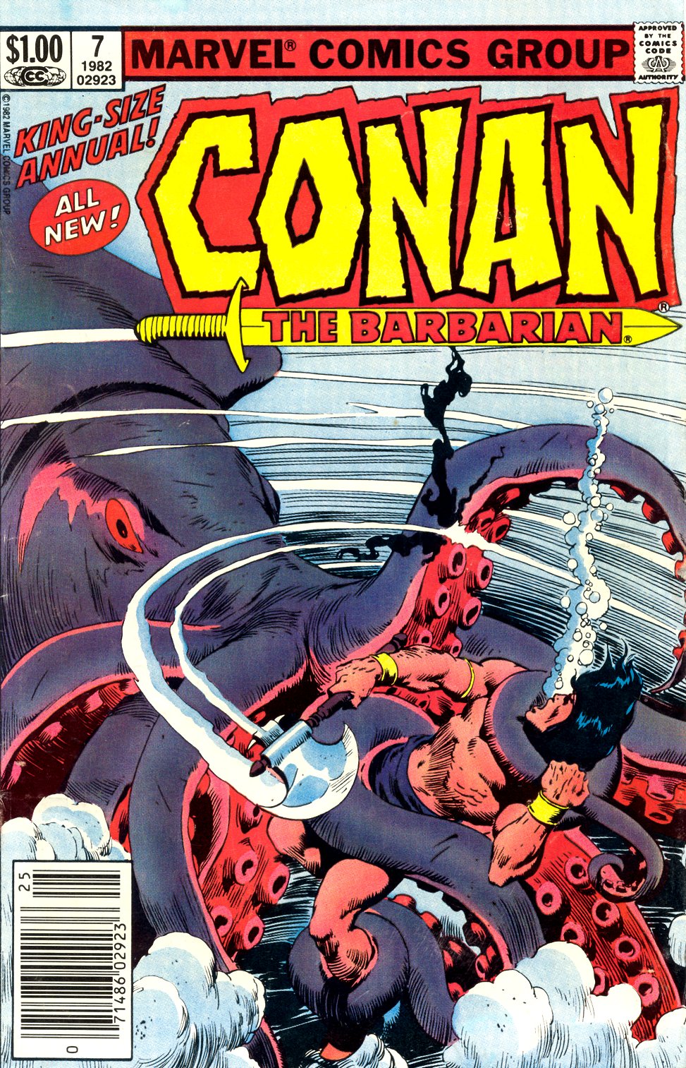 Read online Conan the Barbarian (1970) comic -  Issue # Annual 7 - 1