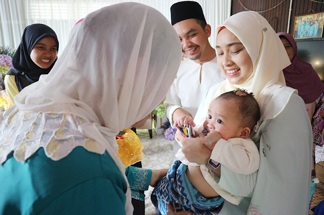 Pelamin Berendoi Cantik Majlis Akikah Aali Hasil Izzahbridalhouse Muar Johor 14