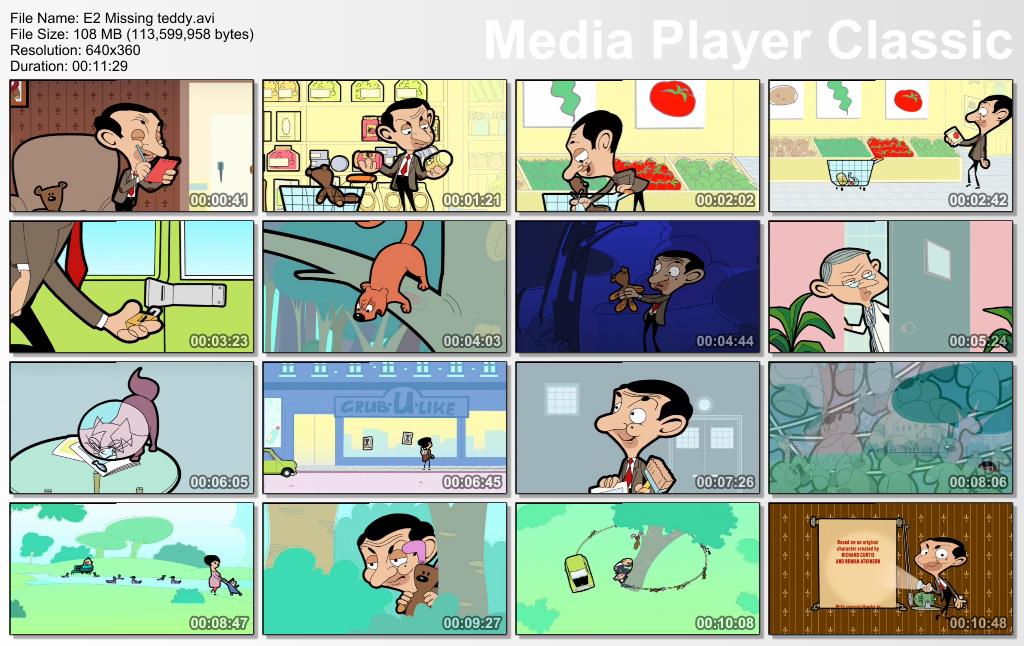 mr bean missing teddy